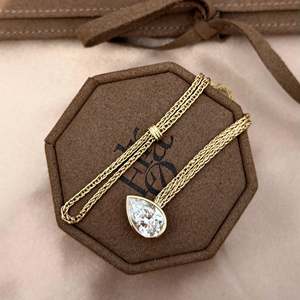 Bracelet en diamant de culture, taille poire, design inspiré de la foi - Product Image 2