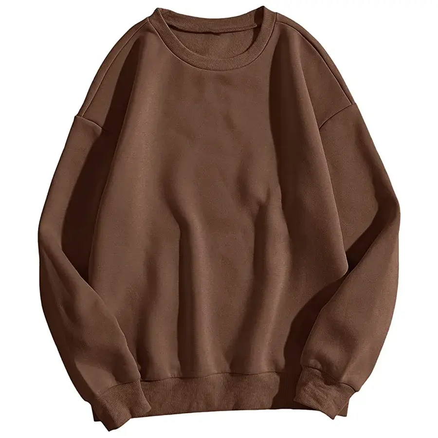 Neues Design Herbst individuelles hochwertiges Logo Damen Rundhalsausschnitt Pullover Sweatshirt Damen Rundhalsausschnitt Sweatshirt