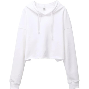 Sudadera con capucha corta de invierno Premium para mujer, Frente personalizado | 100% algodón 2025 Streetwear Pullover Fitness Sportswear Boutique Brands Clothing - Product Image 1