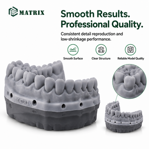 Resina de Modelo Ortho Lavable con Agua Matrix para Impresoras DLP LCD de 405nm con Alta Precisión y Salida Estable para Modelos de Laboratorio Dental - Product Image 4