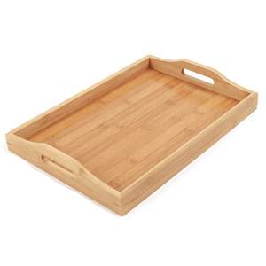 Grand plateau/plateau de service en bois personnalisé pour vaisselle petit déjeuner pâtes plats de service plateaux à la meilleure qualité - Product Image 2