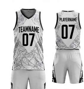 ชุดบาสเก็ตบอลตาข่ายแบบกลับด้านได้ ออกแบบเองได้ สำหรับผู้ชาย เด็ก วัยรุ่น มีตัวเลือกขนาดใหญ่พิเศษ พร้อมบริการพิมพ์ลายแบบซับลิเมชั่น - Product Image 3