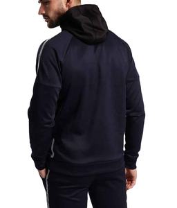 Survêtement décontracté personnalisé de haute qualité pour homme, respirant, avec veste à cordon de serrage et pantalon de jogging, grandes tailles, pour le fitness - Product Image 6