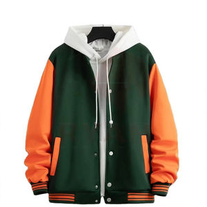 Vestes Vintage Personnalisées Unisexe pour Hommes Vestes à Capuche Varsity Haute Qualité Classique Grande Taille - Product Image 3