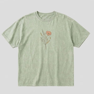 Camisetas Gráficas Vintage para Hombre, Tela de Algodón Grueso, Efecto Lavado, Manga Corta, Diseño Personalizado, Fábrica de Ropa al por Mayor - Product Image 1