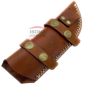 Couteau de randonnée en cuir personnalisé première couche de haute qualité en cuir de vachette Zone de cuir ISONZ - Product Image 3