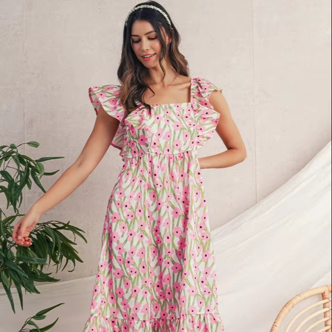 Indian hand block cotton dress personalized