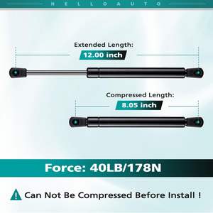 簡単にインストールできる車のハッチバックテールゲートドアガス充電リフトストラットはホンダスペアパーツのスプリングをサポートします - Product Image 2