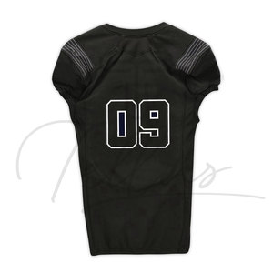 Uniforme de Fútbol Americano, Jersey Transpirable Estampado de Manga Corta, Personalizable, Unisex para Adultos - Product Image 2
