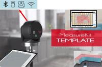 Plantilla Láser Digital 3D MK para Medición de Precisión en Varias Encimeras de Cocina