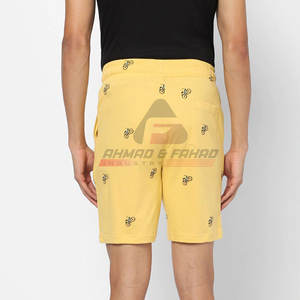 Marque distributeur Short décontracté pour homme 100% coton Design solide Offre Spéciale taille moyenne quantité minimale de commande bas Service OEM disponible Fabriqué au Pakistan - Product Image 2