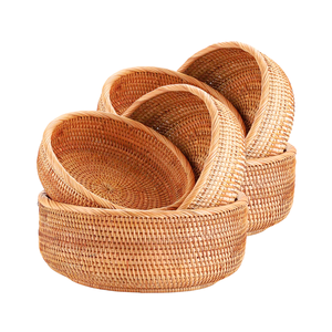 VENTA CALIENTE Exportación de Vietnam Cesta de ratán ecológica para regalos Exhibiciones decorativas y embalaje reutilizable - Product Image 1