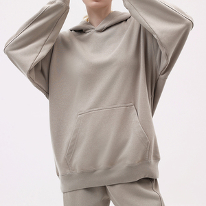 Streetwear personnalisé en gros sweat à capuche vierge en éponge française délavée vintage de 400gsm pour hommes - Product Image 2