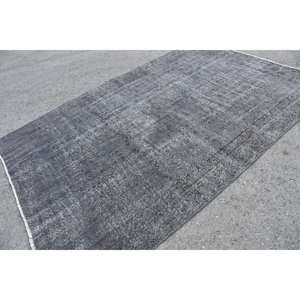 Alfombra de lana gris moderna de 6,3x9,6 pies, tejido plano turco, patrón de retazos, respaldo de látex para decoraciones de sala de estar - Product Image 2