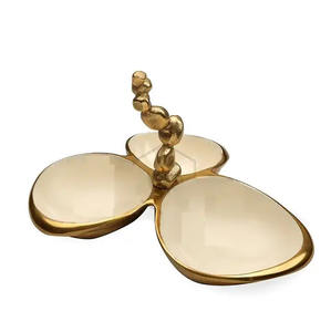 Diseño elegante Precios atractivos Acabado en metal Ensaladera sostenible Estilo único Cubiertos de mesa Lazo de ensalada decorativo - Product Image 4