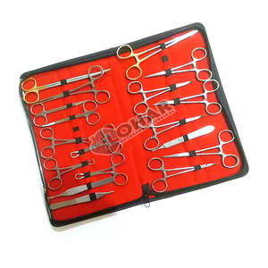 Conjuntos quirúrgicos de grado hospitalario Los mejores Kits de práctica quirúrgica Instrumentos quirúrgicos de acero inoxidable hechos a mano Equipo certificado por CE - Product Image 5