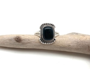 925 argent Sterling noir Onyx pierre précieuse bague bijoux à la main en argent Boho Style bague bijoux pour femmes cadeau de mariage pour femme - Product Image 4