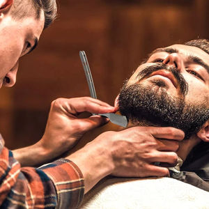 Venta al por mayor de marca privada profesional Retro hoja recta Barbero maquinilla de afeitar salón de calidad maquinilla de afeitar recta para barberos o hombres - Product Image 6