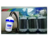 Sistem Pemurnian Air Keran Plastik Manual 4-Tahap Karbon Aktif Anti-Bakteri Filter Alkali Ramah Lingkungan