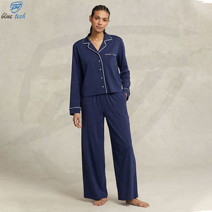 High Quality Silk Pajamas <b>Women</b> <b>Sleepwear</b> New Design Silk Pajamas <b>Women</b> Luxury Silk Pajamas - Product Image 3