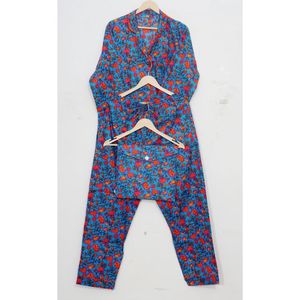 ชุดนอนสตรีผ้าฝ้ายพิมพ์ลายแนวอินเดียน่ารักชุดใส่นอนสบายๆสำหรับเพื่อนเจ้าสาวในฤดูร้อนเหมาะสำหรับเป็นของขวัญ - Product Image 5