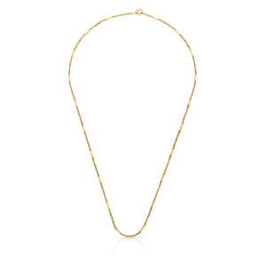 <b>14k</b> <b>Gold</b> Rope <b>Chain</b> for <b>Men</b> with Diamond and Pearl Accents - Product Image 2