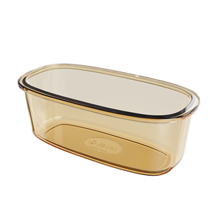 ชามแก้วผสมอาหาร ทนความร้อน ชามสลัด ชามแก้วสีเหลืองอำพัน ชามเสิร์ฟอาหาร ชามเตรียมอาหารในครัว - Product Image 2