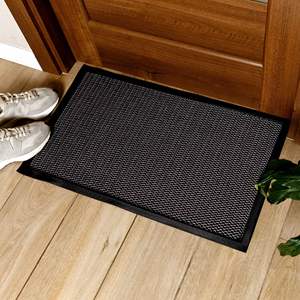 Tapis d'entrée Kolchuga 3D anti-dérapant avec support TPE, 60x90 cm, gris - Product Image 1
