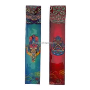 Respetuoso con el medio ambiente, venta al por mayor, decoración del hogar, palo de incienso de madera Hamsa, soporte de incienso de madera impreso a mano, quemador de incienso - Product Image 1