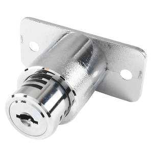 Cylindres de serrure à poussoir en alliage de zinc de qualité supérieure pour meubles de bureau et tiroirs, porte et armoire de sécurité - Product Image 2