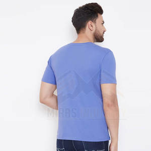 2022เสื้อยืดผ้าคอตตอนใยไผ่ถักสำหรับผู้ชายน้ำหนักเบาออกแบบโลโก้ได้ตามต้องการแห้งเร็วพิมพ์ลายสำหรับฟิตเนส - Product Image 4