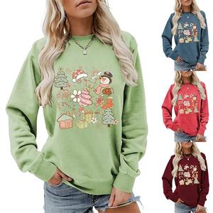 <b>100</b>% Organic Cotton Premium Sweatshirts for Women Quick Dry Anti-Wrinkle Breathable 3D Printed Hoodies New Design for Winter - Product Image 5