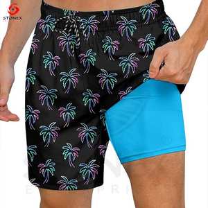 High Quality Custom Logo Beach Shorts Sublimation Printed <b>Men</b> Beach Shorts Swim <b>Trunks</b> for Wholesale - Product Image 5