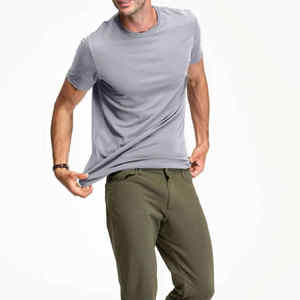 Camiseta personalizada para hombre de alta calidad 100% algodón gimnasio usa ropa de calle estilo Hip Hop logotipo impreso de talla grande camisetas Casuales - Product Image 2