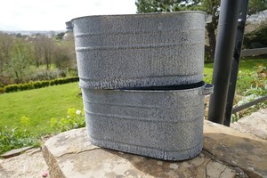 กระถางโลหะชุบสังกะสีสีเงินแบบใหม่สำหรับในร่มกลางแจ้งห้องจัดสวนห้องนั่งเล่นโรงแรมร้านอาหารระเบียงห้างสรรพสินค้า2023สำนักงาน - Product Image 6