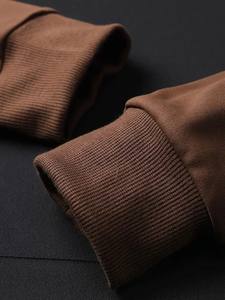 เสื้อมีฮู้ดผ้าโพลีเอสเตอร์400gsm ขนาดใหญ่แบบสวมศีรษะมีฮู้ดผ้าเกล็ดปลาเหมาะสำหรับฤดูหนาวและฤดูใบไม้ร่วง - Product Image 4