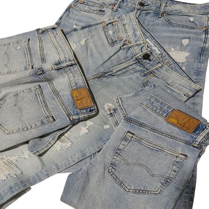 Jeans Stocklot Bangladesh Marca Etiqueta Hombres Denim Stock Venta al por mayor Jeans Fabricantes stock Liquidación Nuevos pantalones vaqueros para hombres más baratos - Product Image 3