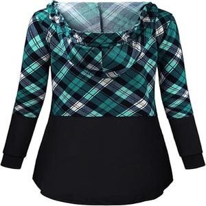 Sudadera con Capucha de Jersey de Alta Calidad para Mujer, Diseño Moderno con Paneles en Contraste, Manga Larga, Ligera, Color Personalizado, para Invierno y Verano - Product Image 2