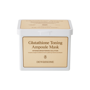Masque en tissu tonifiant au glutathion Dewassome, 80 pièces, soin quotidien purifiant, blanchissant, hydratant, pour une peau éclatante, masque facial jumbo - Product Image 3