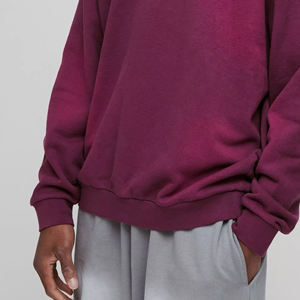 Sudadera de invierno de gran tamaño transpirable hecha a medida 2025 a precio razonable para hombres 2 uds venta al por mayor - Product Image 6