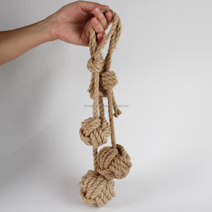 Jouet pour chien en corde de coco, écologique, fabriqué au Vietnam, corde en fibre naturelle résistante pour l'entraînement, le soulagement du stress et l'exercice quotidien - Product Image 3