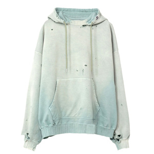 Manufacturer Customized <b>Sun</b> Faded Hoodie disteressed High Quality Acid Wash Hoodie for Men sunfaded hoodie - Product Image 3