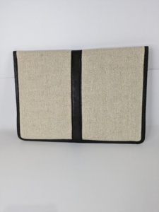 Funda para portátil de cuero puro Unisex de fabricante, hecha a mano india, regalo de cuero puro personalizado, uso de oficina para hombres y mujeres - Product Image 4