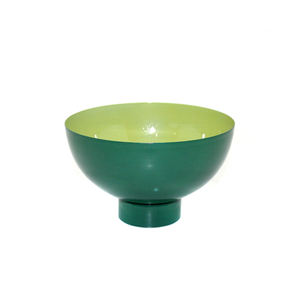 Cuenco de flores de Metal de forma redonda para el hogar, sala de estar, decoración de mesa, jarrones de flores hechos a mano con acabado esmaltado, cuencos - Product Image 2