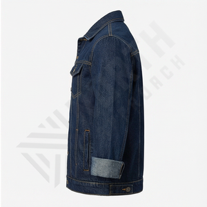 Veste en jean pour homme, nouvelle collection, en coton, pour l'extérieur, couleur unie, streetwear, pour le printemps, prix abordable, vêtement d'extérieur tendance - Product Image 3