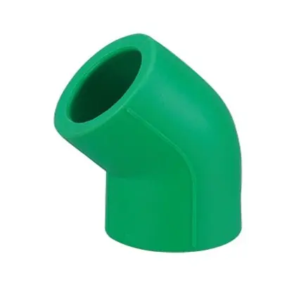 DIN Standard Plastic PPR 45 Degree Elbow for Building Construction