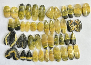 Pendientes de Jaspe Abejorro, Gemas Sueltas Naturales de Grado AAA, Joyería Personalizada de Alta Calidad para la Creación de Joyas - Product Image 3