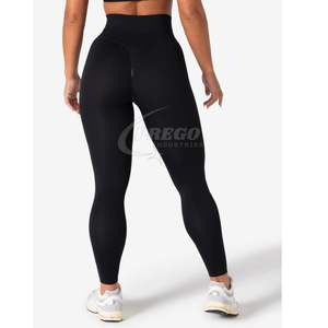 Vente en gros de leggings de yoga pour femmes à taille haute, leggings de sport respirants, vêtements de sport actifs, leggings de fitness doux - Product Image 5