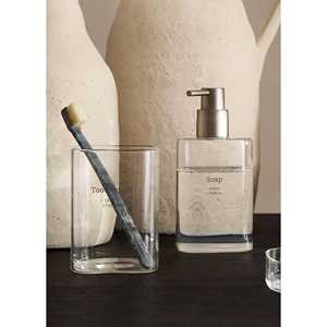 Porte-brosse à dents transparent 8x11 cm - Product Image 3