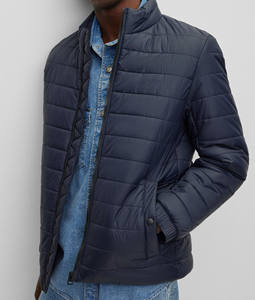 Veste matelassée longue et épaisse sur mesure pour homme, veste oversize, vert mer 2025, veste gonflée brillante pour homme - Product Image 4